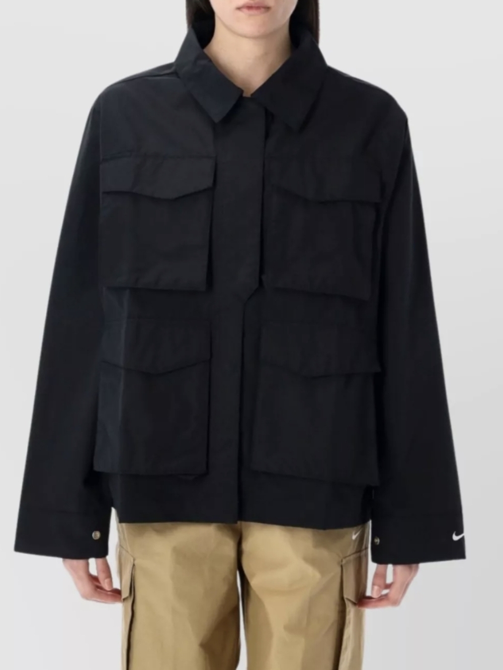 Nike Multiple Pocket Oversized Shirt Jacket